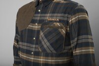H&auml;rkila Jarne Shooting L/S Shirt - Dark olive