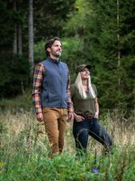 Blaser Argali Woven Badge Pet dark olive/rose violet