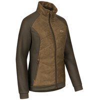  231011-112/657 Blaser dames fleece jas Kora donker bruin