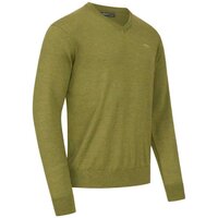 Blaser Merino V-neck trui vivid green