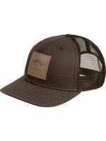 80412763 Blaser leather badge cap dark brown