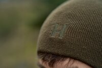 Harkila reversible beanie willow green/orange