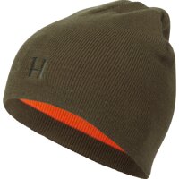Harkila reversible beanie willow green/orange