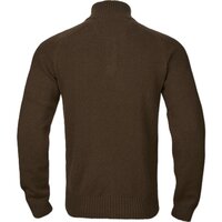 H&auml;rkila Vincent Merino Half Zip Pullover - Demitasse brown