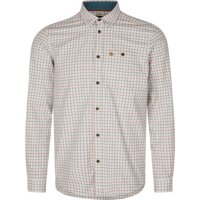 403048001 Seeland Oxford shooting shirt  grape leaf/terracotta check