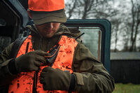 Seeland Trax Blaze Waistcoat &ndash; CE-gecertificeerde High-Vis Jachtbodywarmer met InVis&reg; Camouflage