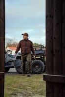 102500154 Harkila kamko green/bordeaux