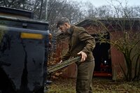 202501019 Kamko fleece Dark antique bronze/Willow green