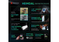 HikMicro Heimdal H4D Nachtzichtcamera &ndash; 2560&times;1440 resolutie, AMOLED display &amp; 200 m IR-bereik