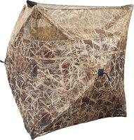 Proloo Camouflage vouwscherm 140x420cm in draagzak natural wetland