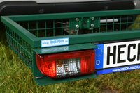 HECK-PACK verlichtingsset met gepoedercoate aluminium beschermkap 