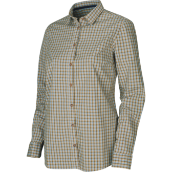 Artikel:&nbsp;140109807&nbsp;Harkila Selja Dames L/S check overhemd Heritage blue check&nbsp;