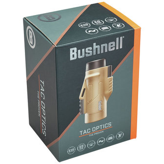 Bushnell 10x42 Legend Ultra HD Tan Monocular Mil-Ret, ED Glass, UWB Kijker