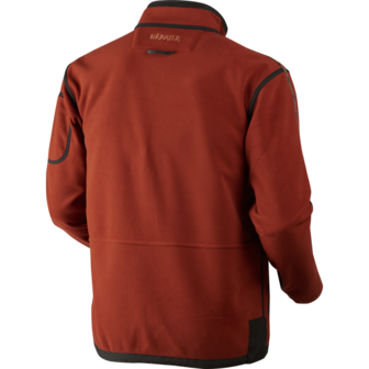 H&auml;rkila Kamko fleece Jacket Burnt orange/Shadow brown​​​​​​​