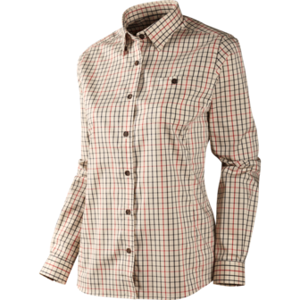 Harkila Lancaster Lady L/S shirt Red Check