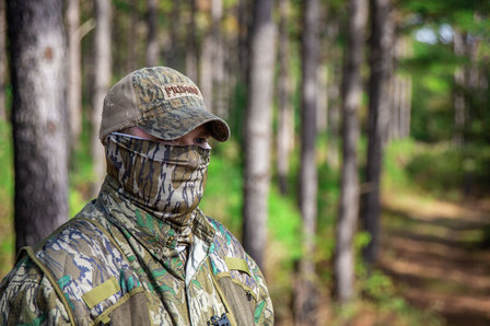 Primos Stretch Buff Facemask MO Bottomland , Card PS6680 0-10135-00680-8