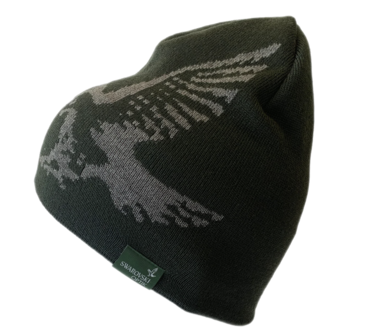 Swarovski optik Havik merino beanie groen