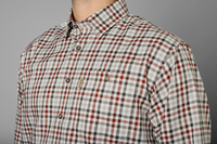 Milford Shirt, Bloodstone red / White check