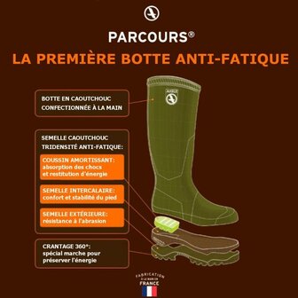 Aigle parcours 2 iso laarzen bruin