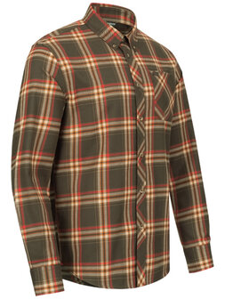 Blaser Shirt Sebastian, brown/red checked