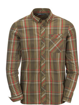 Blaser Stretch Shirt Harald, brown checked