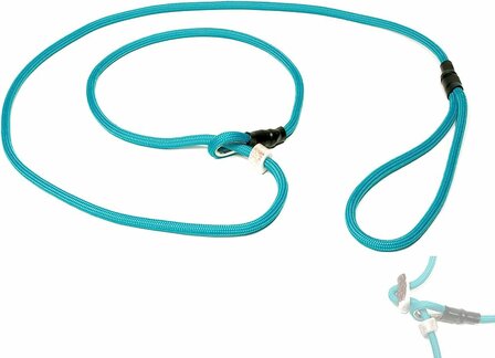 Mystique Field Trial Moxon 6mm 150cm turquoise  met hoornstop