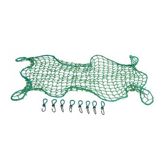 Zerkeringsnet voor de lading met rubberen spanner