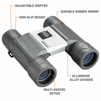  Bushnell  Powerview 2 10x25 Binoculars 