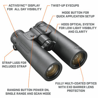 Bushnell  Fusion X 10x42 Rangefinding Binoculars