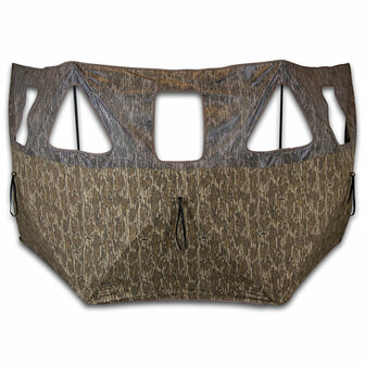 Primos Double Bull 3 Panel Stakeout Blind - Mossy Oak New Bottomland