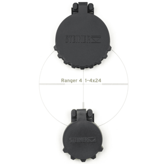 Steiner Flip Up Cover Set Ranger 4