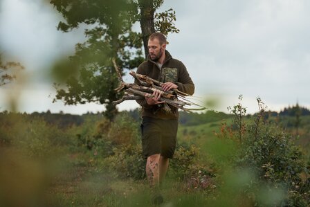 H&auml;rkila Zephyr Camo Fleece - Grizzly brown