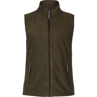 Seeland Woodcock Earl Fleece Waistcoat - Pine green melange