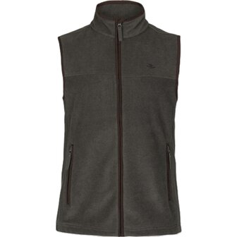 Seeland Woodcock Earl Fleece Waistcoat - Dark grey melange