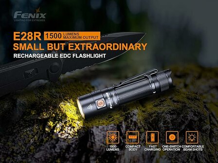 Fenix E28R V2.0 Tactische Zaklamp