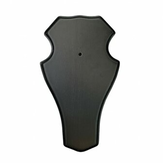 BUDGET Trofeeplank eiken bruin maat 22x13x1,8cm incl. dubbele kaakuitsparing rond 5stuks