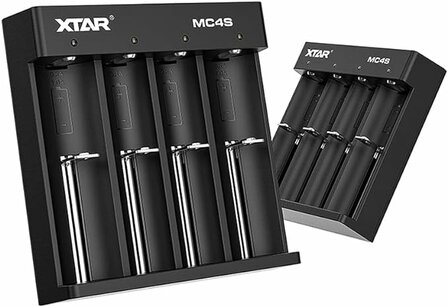 XTAR MC4S batterijlader 18650