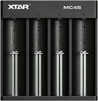 XTAR MC4S batterijlader 18650