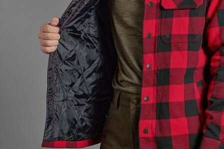 Seeland Canada Shirt - rood / zwart geruit