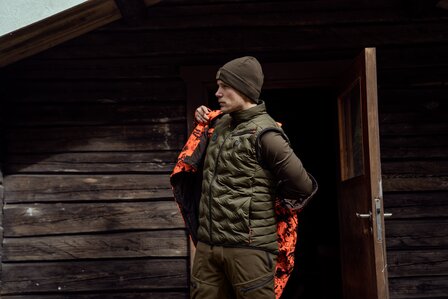 H&auml;rkila Clim8 Insulated Waistcoat - Willow green