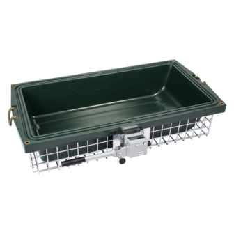 Gehetec Wilddrager 122 MAXI  met snelsluiting en wildbak incl. 2 rubberen spanners