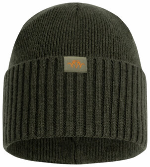 242014-028/566 Blaser Rib beanie Bob dark olive