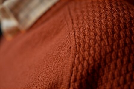H&auml;rkila Vincent Merino V-Neck Trui bombay brown