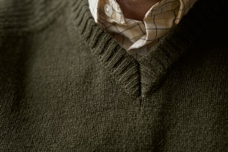 H&auml;rkila Vincent Merino V-Neck Trui Rosin