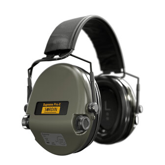 Sordin Supreme Pro-X SFA Groen 31Decibel demping!
