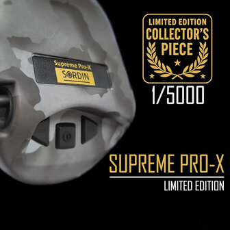 Sordin Supreme Pro X LED &ndash; Night Camo Limit edition Premium elektronische gehoorbescherming voor jagers en schutters