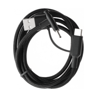Cable USB-A/USB-C to USB-C angle