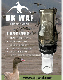 DKWAI Pinkfoot-hammer ganzen lokfluit