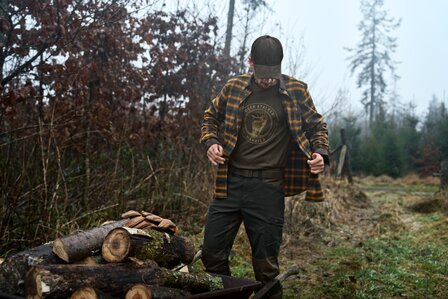 H&auml;rkila Aivak L/S Shirt - Buckthorn brown