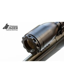 Pr&auml;zise Jagen Sluitingkap Klein Met Glas (voor klemadapter tot &Oslash;61)